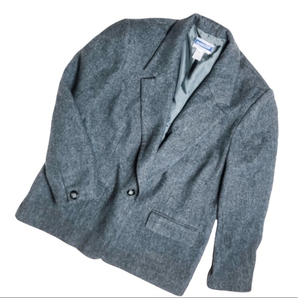 Pendleton Vintage Grey Women’s Peacoat 16 - Picture 1 of 5